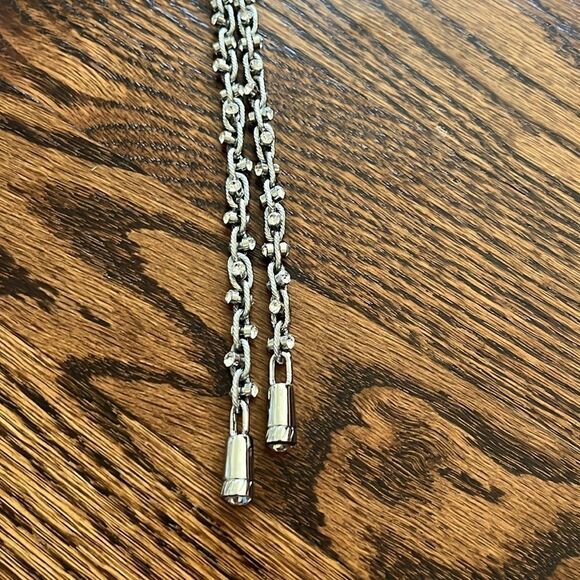 Chicos Silvertone Sparkle Y-Necklace - Picture 8 of 8